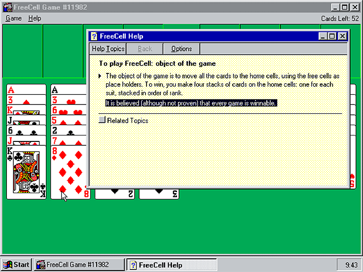 Freecell Solver's FAQ - What is Freecell Solver? What is a solver for  Freecell in general?